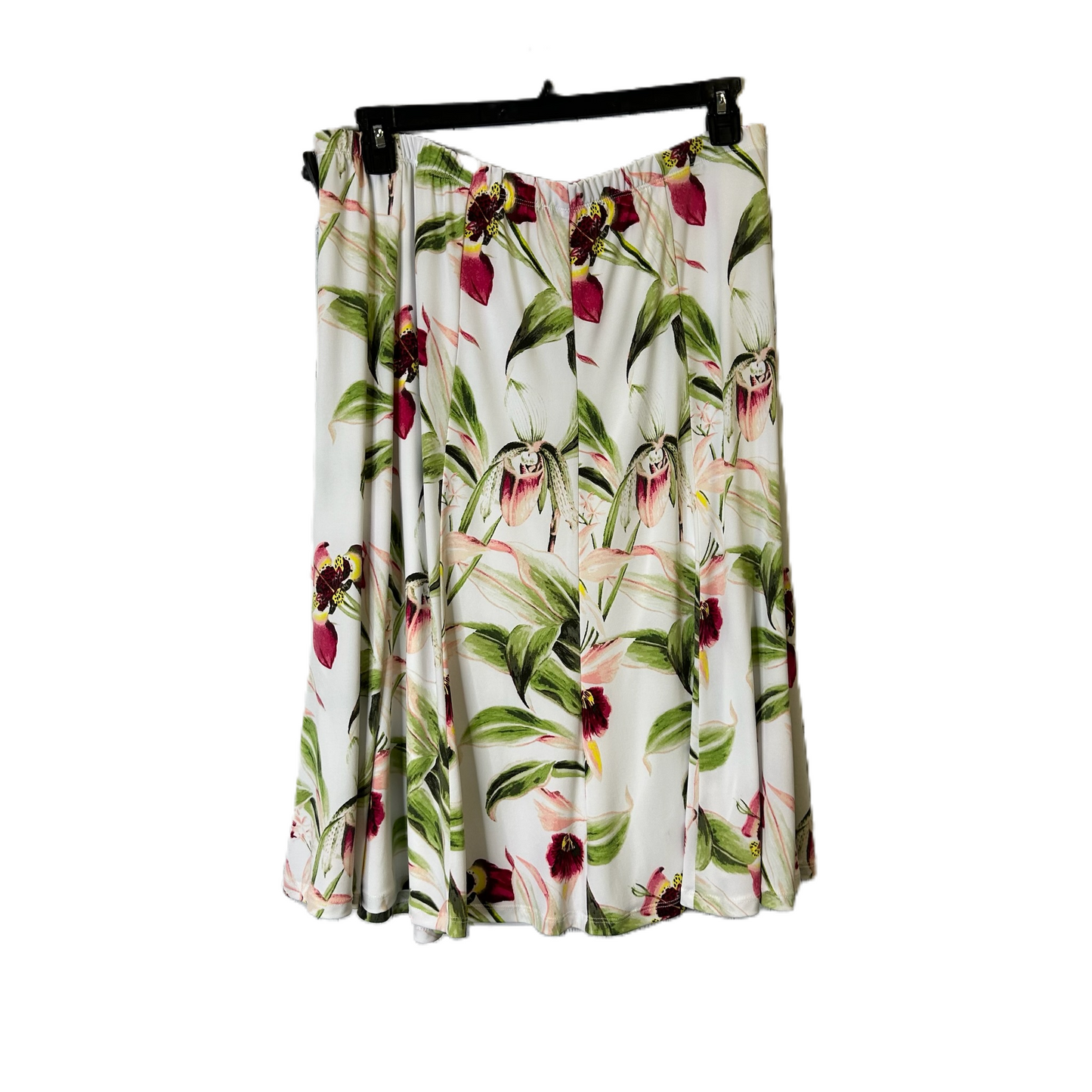 Floral Print Skirt Midi By Allison Daley, Size: 14