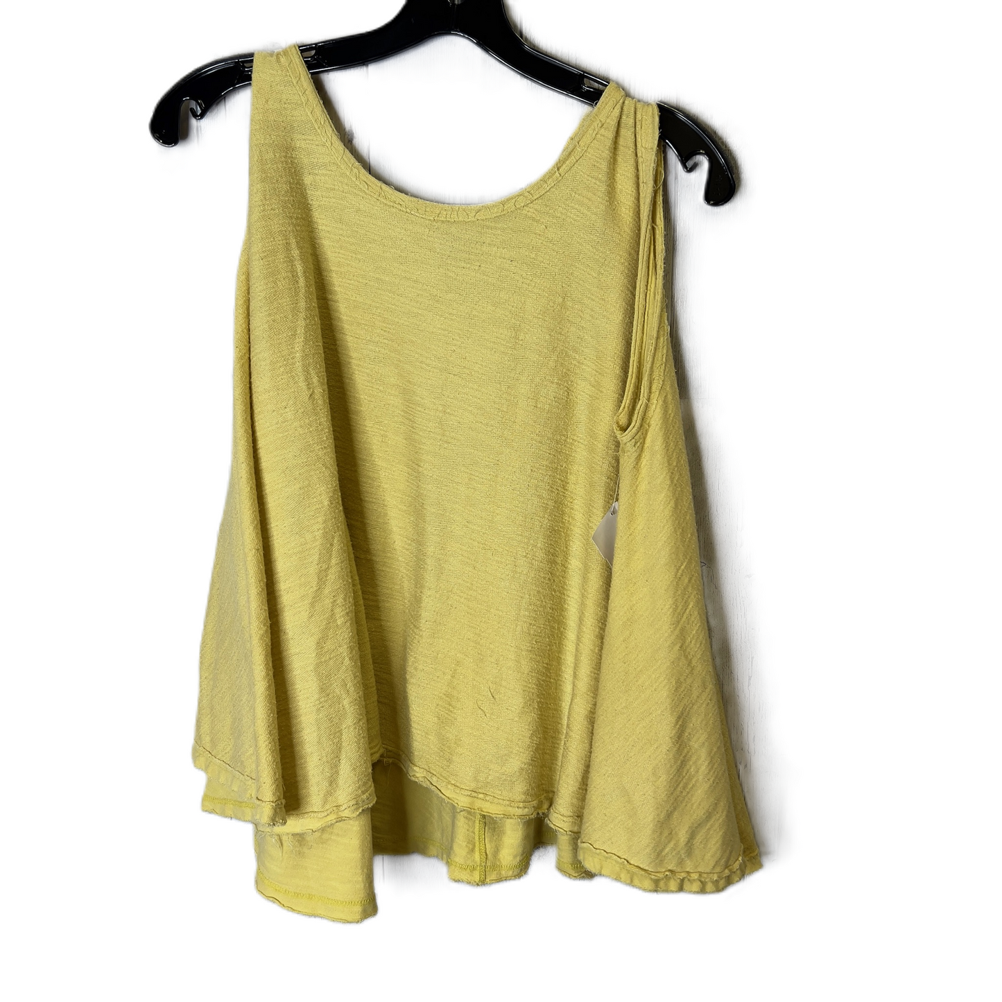 Yellow Top Sleeveless By Free People, Size: Os