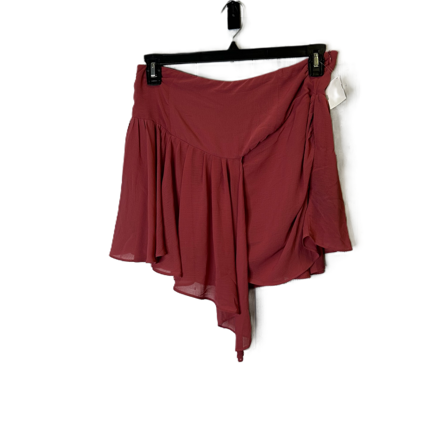 Red Skirt Mini & Short By Free People, Size: 10