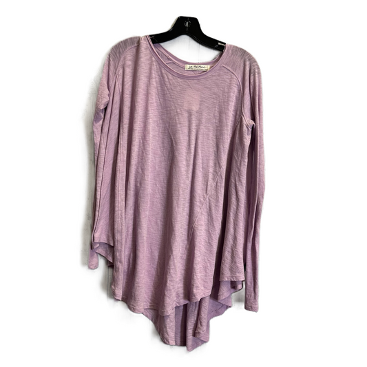 Top Long Sleeve By We The Free In Purple, Size: Xs