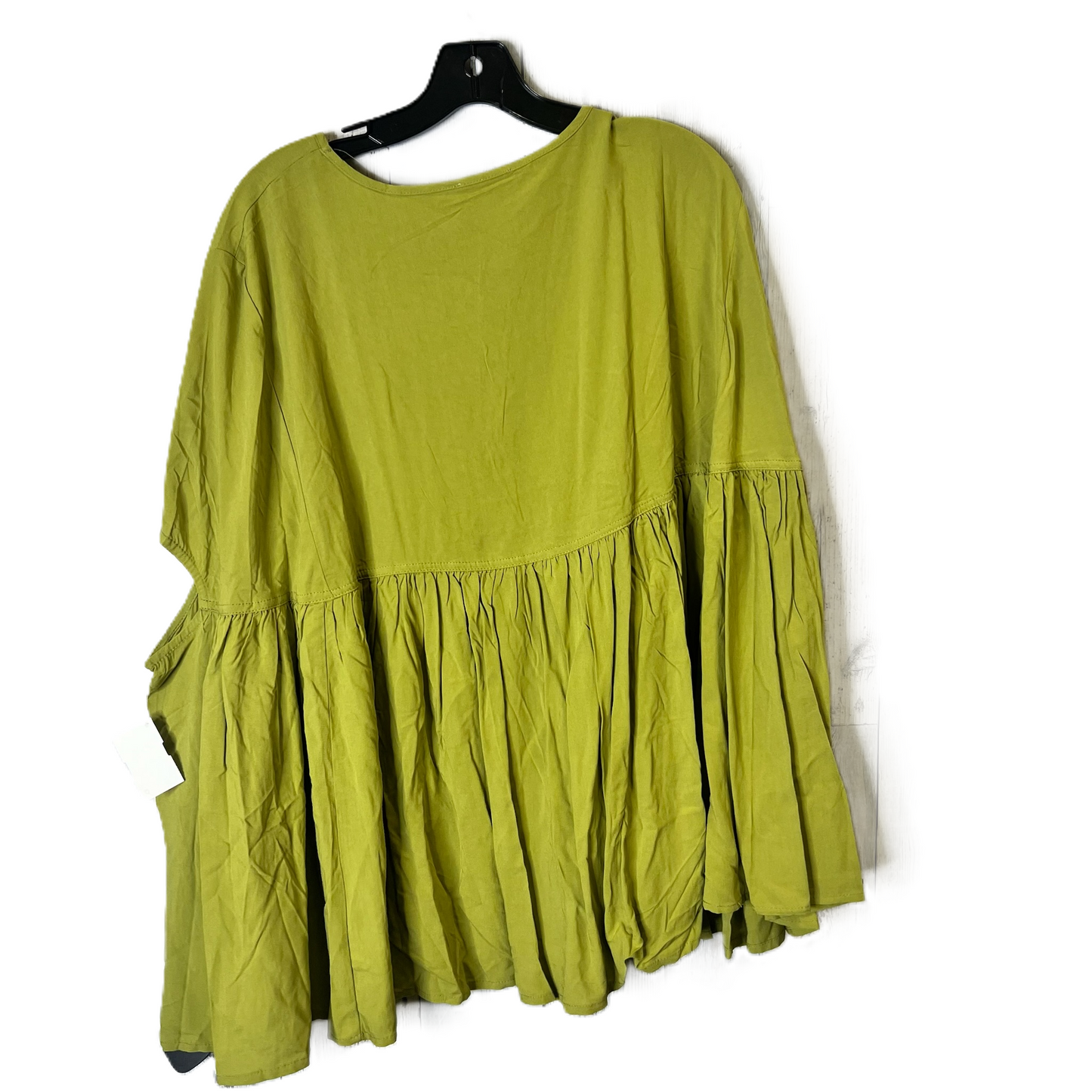 Green Top Short Sleeve By Easel, Size: S