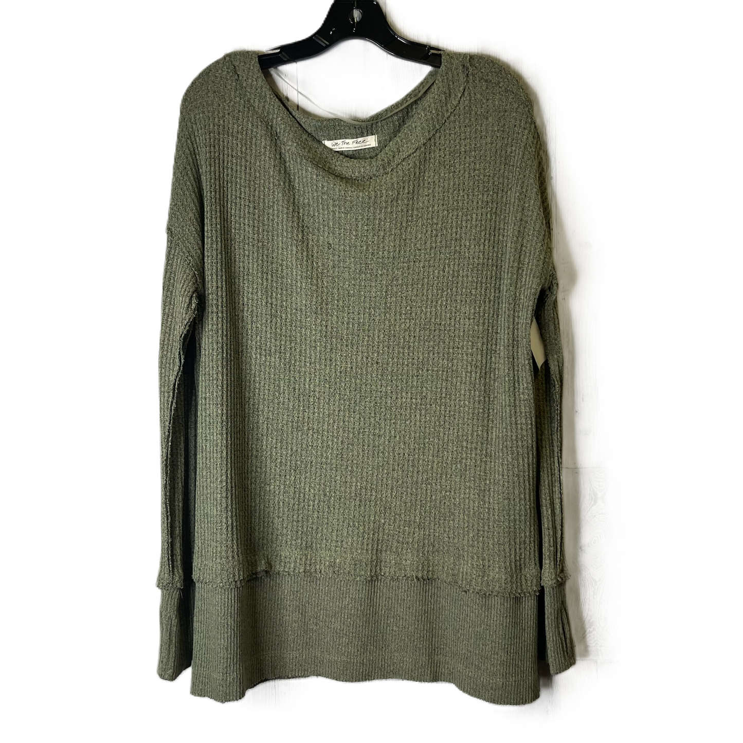 Top Long Sleeve By We The Free In Green, Size: S