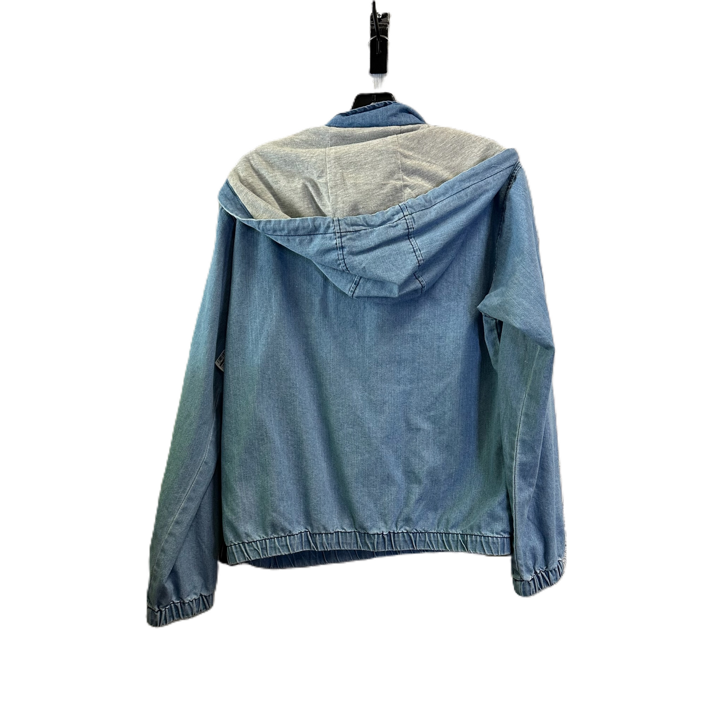 Sweatshirt Hoodie By Clothes Mentor In Blue Denim, Size: M