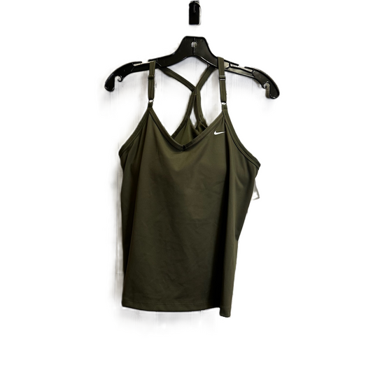 Athletic Tank Top By Nike Apparel In Green, Size: Xl