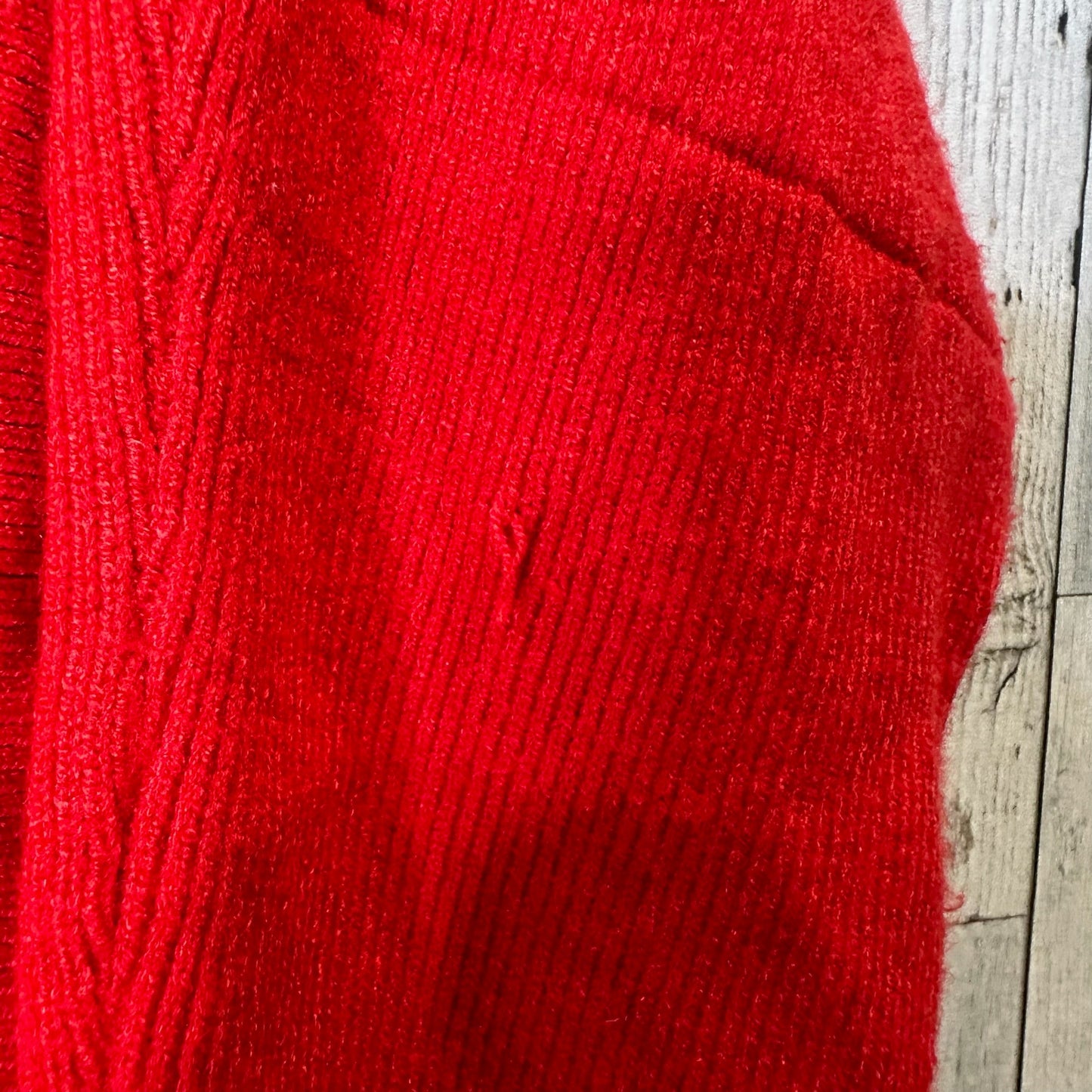 Sweater By Clothes Mentor In Red, Size: L