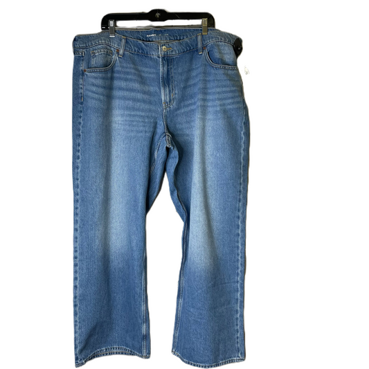 Jeans Flared By Old Navy In Blue Denim, Size: 20