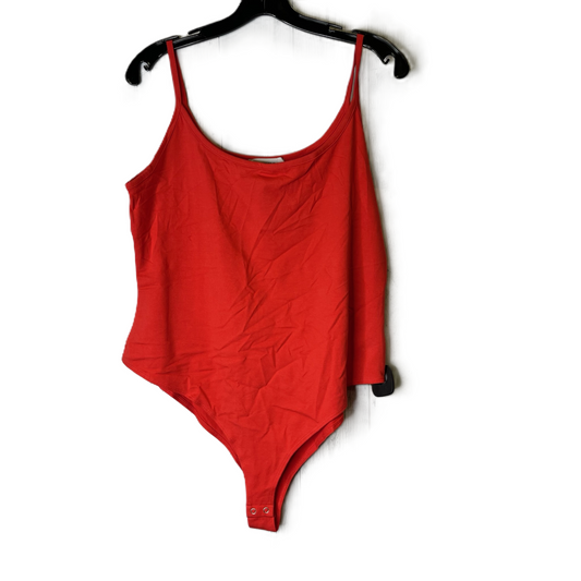 Bodysuit By Forever 21 In Red, Size: 1x