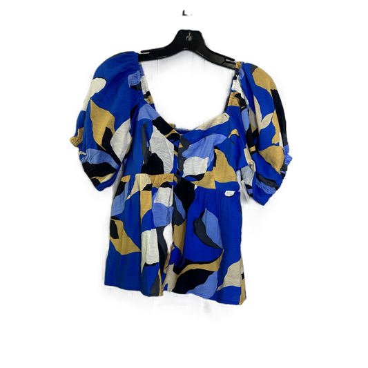 Top Short Sleeve By Nine West Apparel In Blue, Size: S