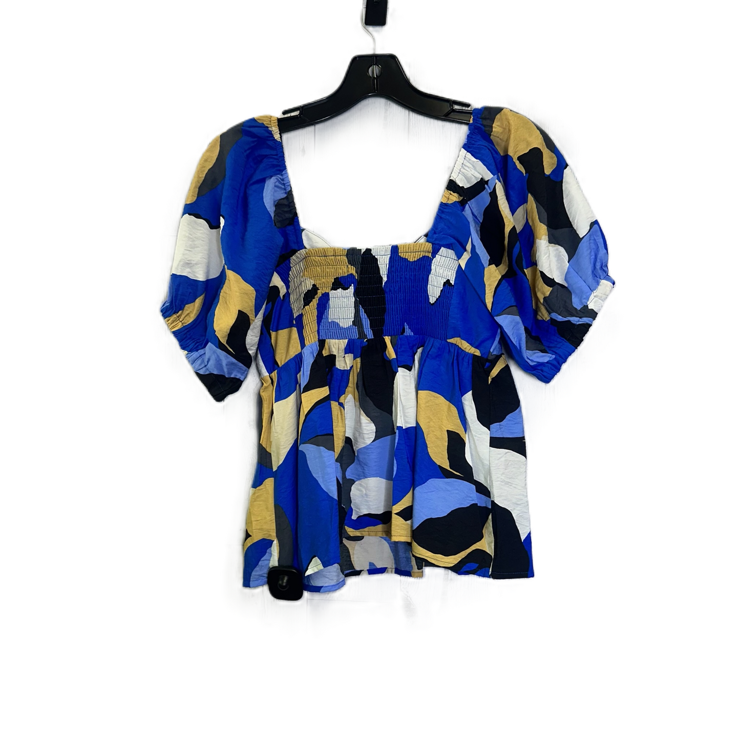 Top Short Sleeve By Nine West Apparel In Blue, Size: S