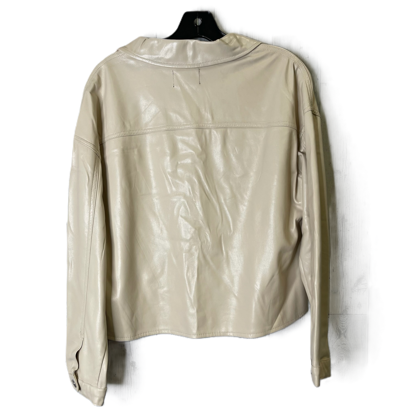 Jacket Shirt By T Tahari In Cream, Size: S