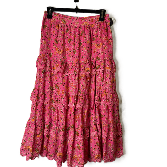 Skirt Midi By Clothes Mentor In Pink, Size: L