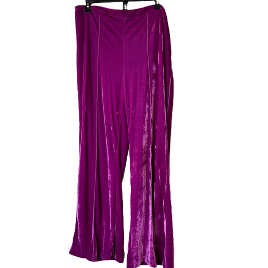 Pants Wide Leg By Clothes Mentor In Purple, Size: 2x