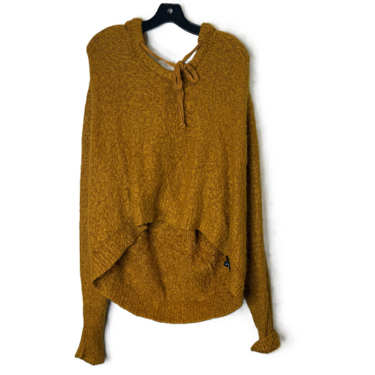 Sweatshirt Hoodie By Free People In Orange, Size: M