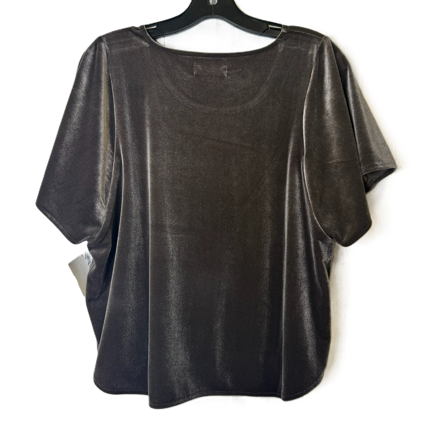 Top Short Sleeve By Madewell In Grey, Size: M