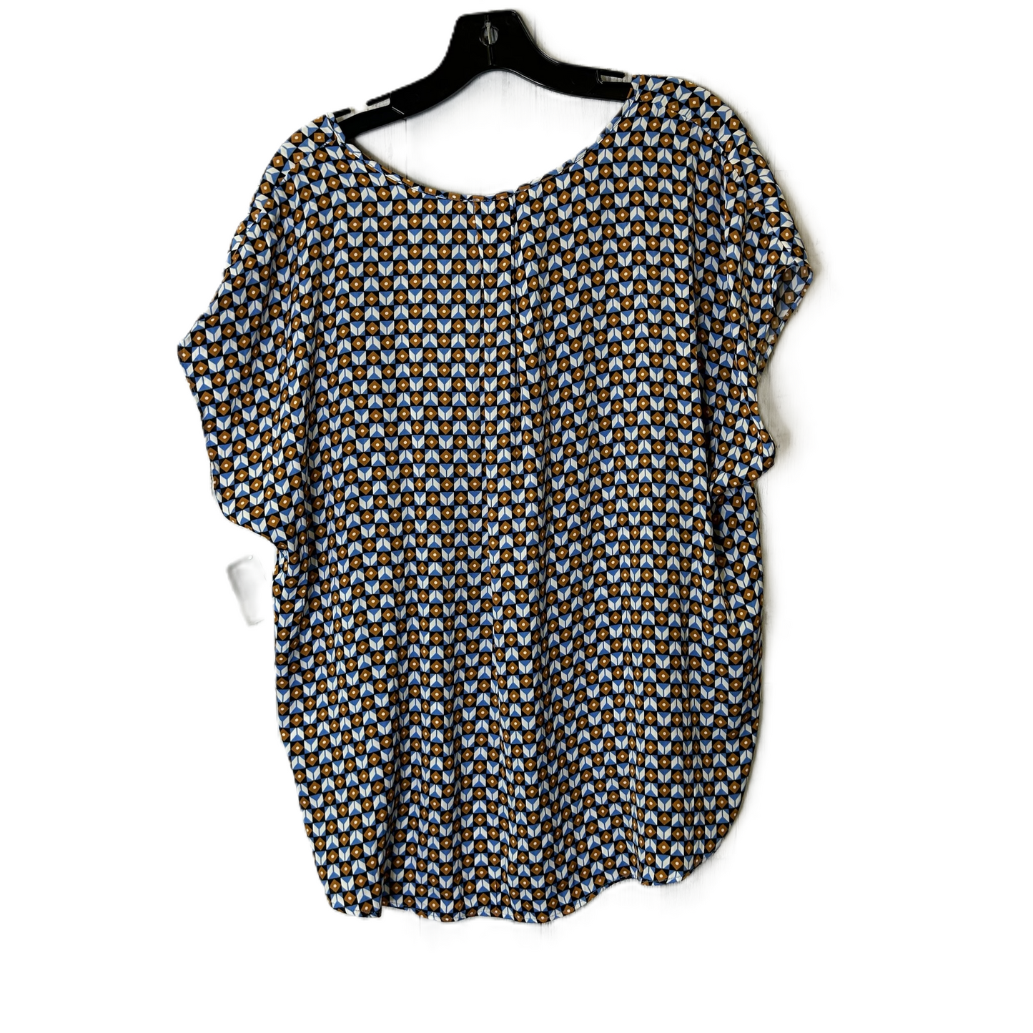 Top Short Sleeve By Jones New York In Blue, Size: L