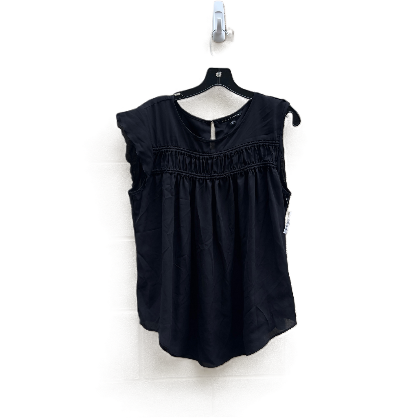 Top Short Sleeve By Zac And Rachel In Black, Size: L