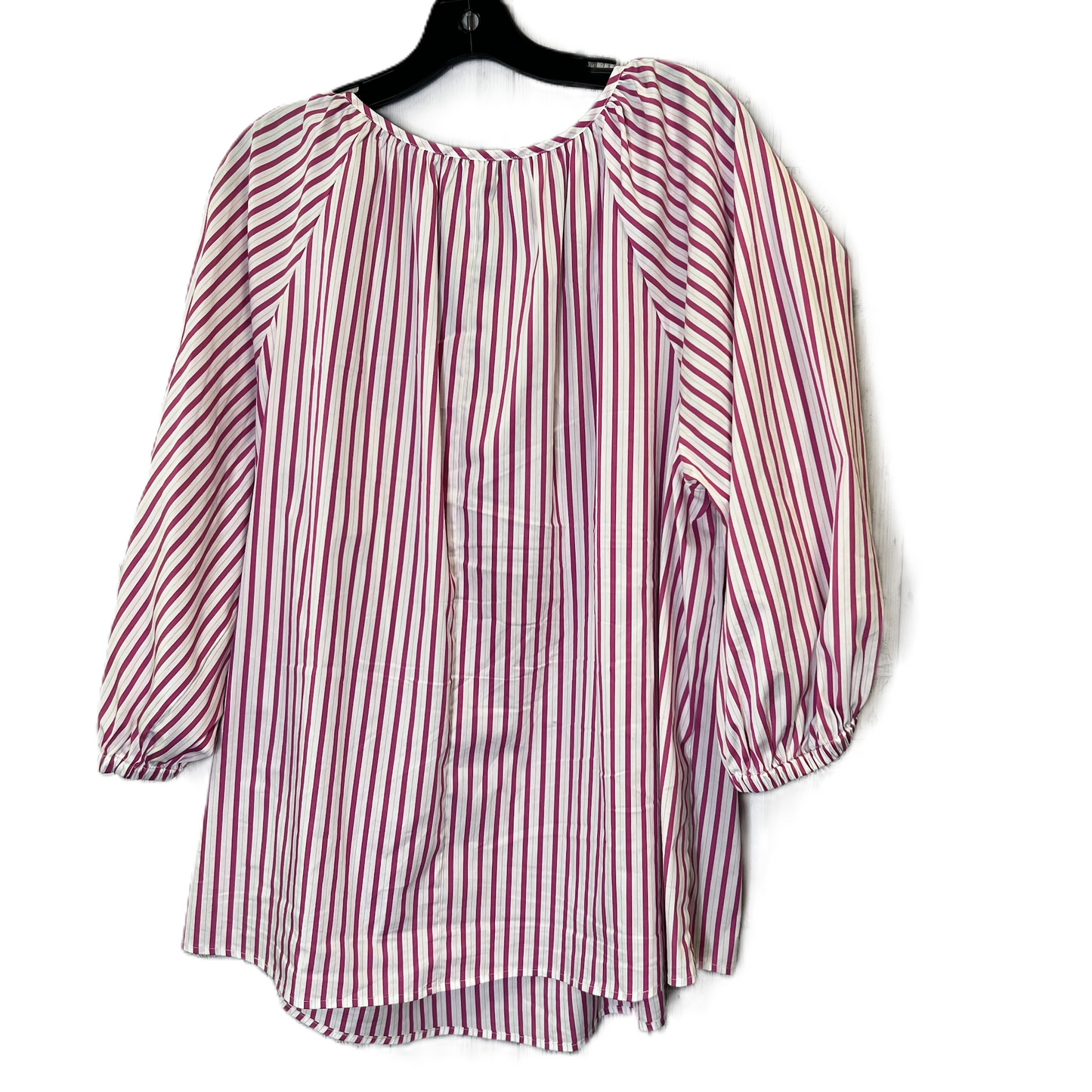 Top Long Sleeve By Karen Kane In Pink, Size: 1x