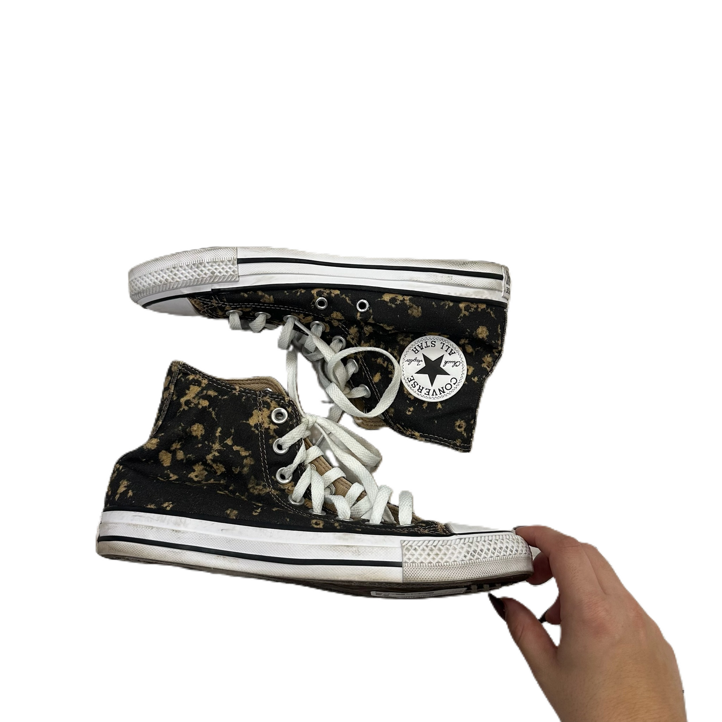 Shoes Sneakers By Converse In Black & Brown, Size: 8.5