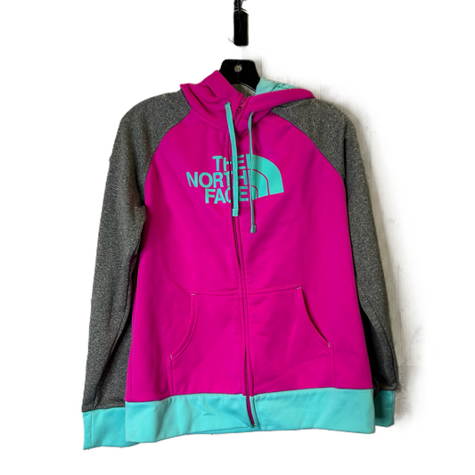 Athletic Jacket By The North Face In Pink, Size: M