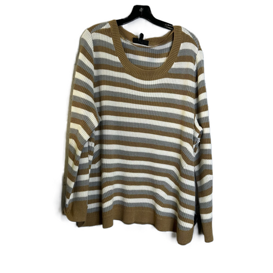 Sweater By Lane Bryant In Striped Pattern, Size: 26