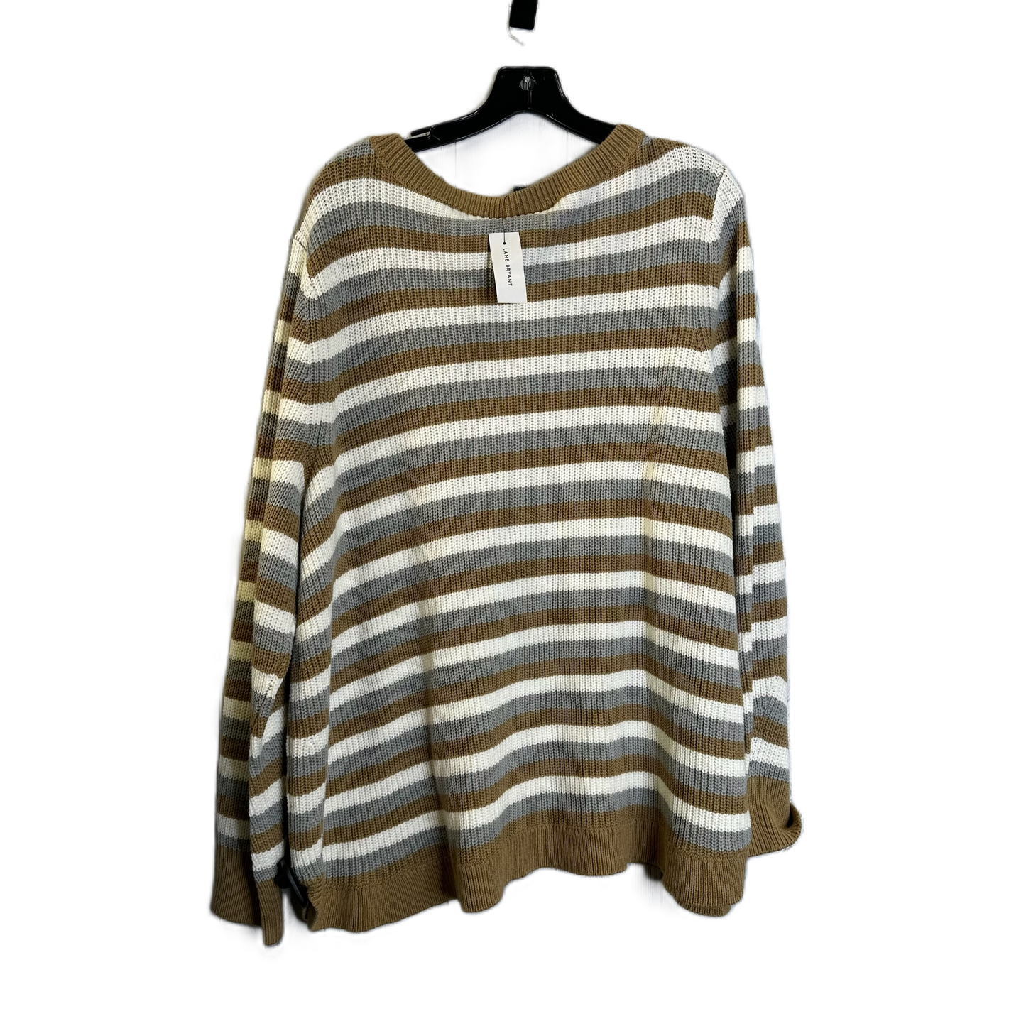 Sweater By Lane Bryant In Striped Pattern, Size: 26