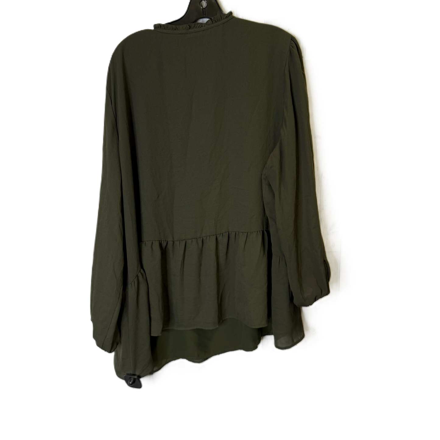 Top Long Sleeve By Loft In Green, Size: 22