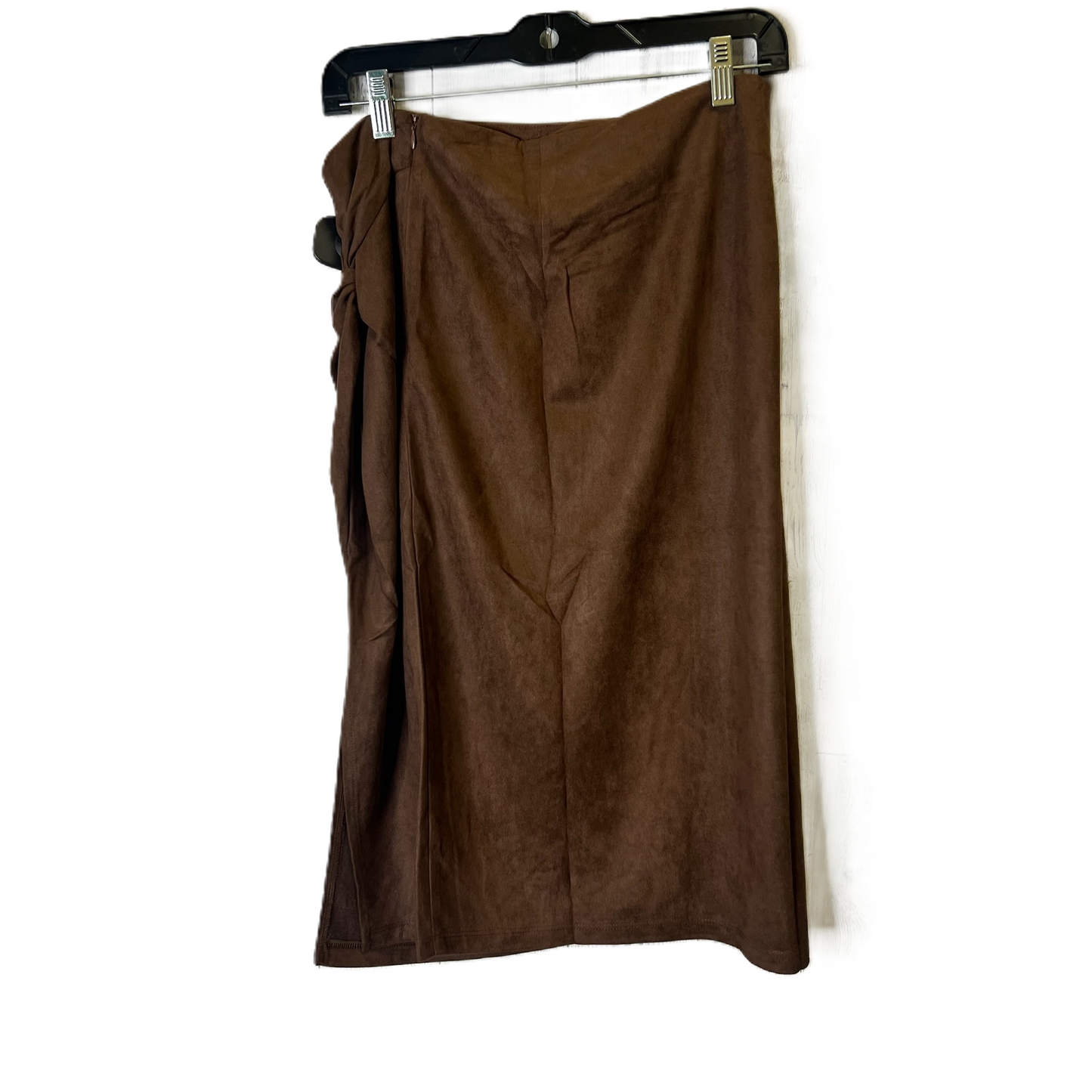 Skirt Midi By Hem & Thread In Brown, Size: L