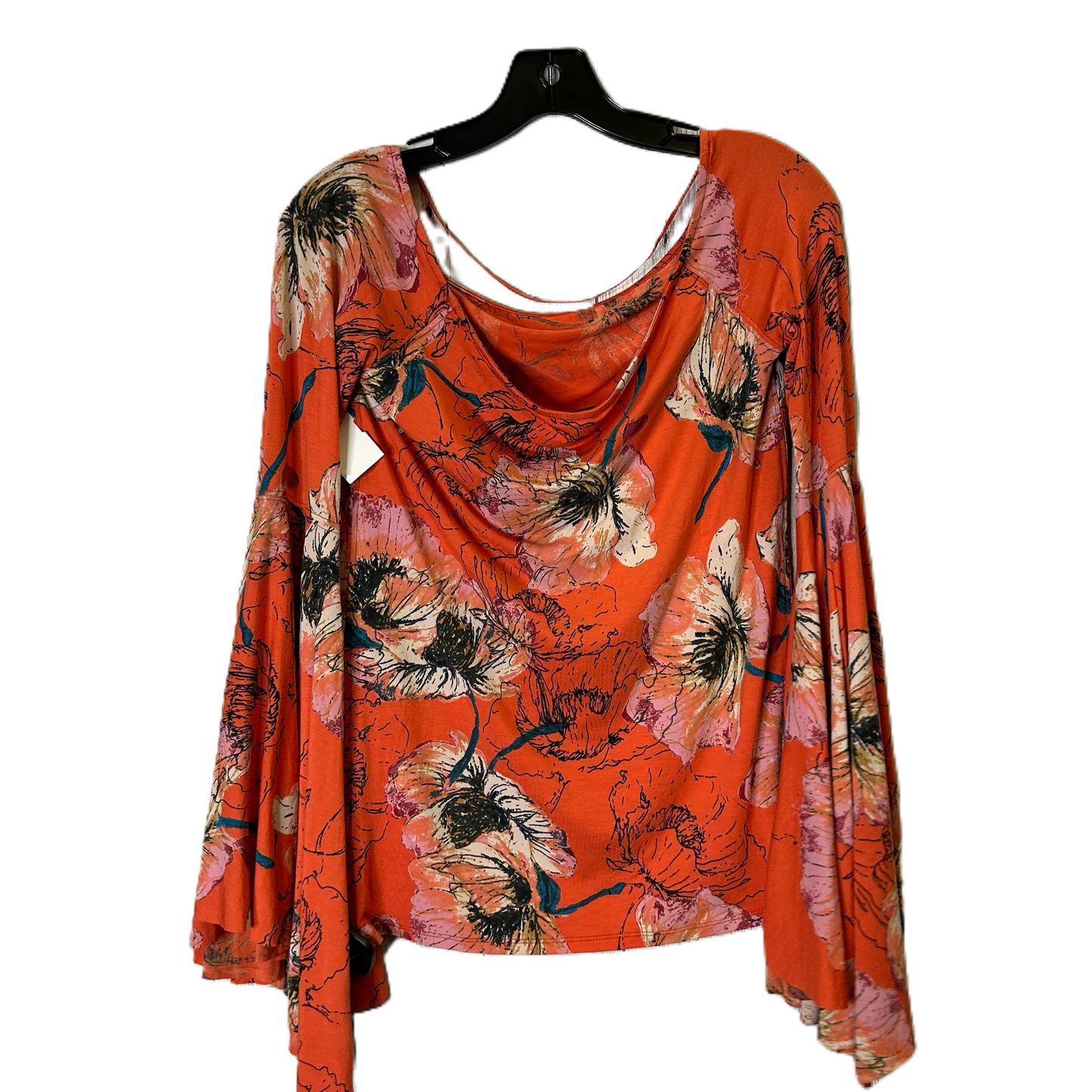 Top Long Sleeve By We The Free In Orange, Size: M