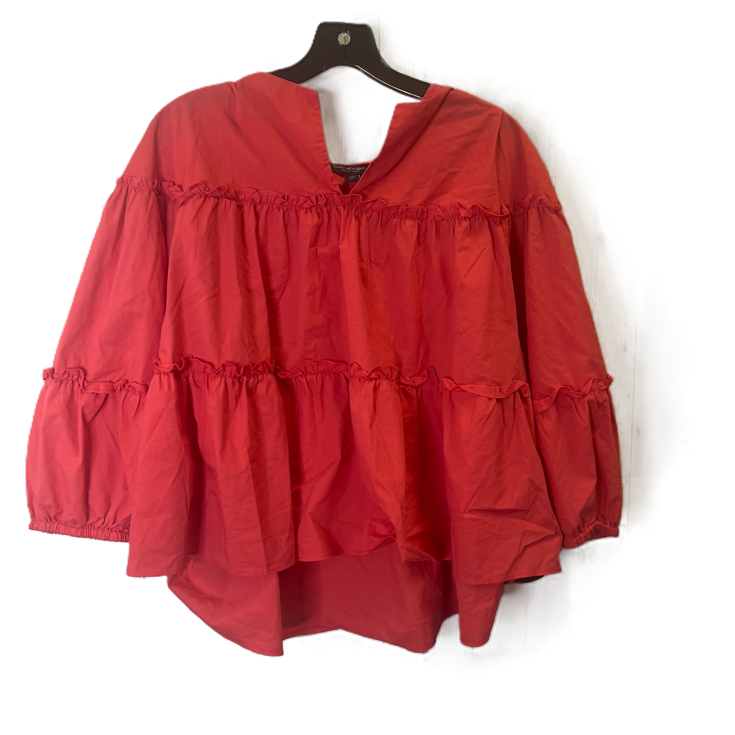 Top Short Sleeve By Marc New York In Red, Size: L