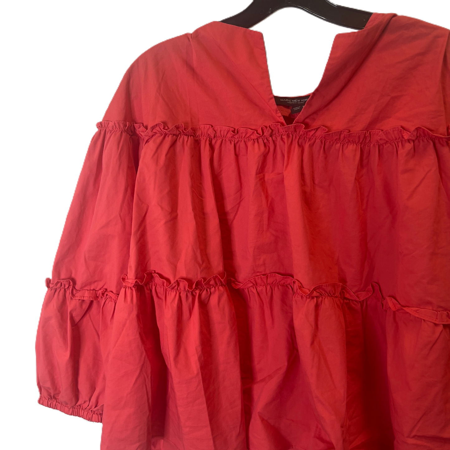 Top Short Sleeve By Marc New York In Red, Size: L