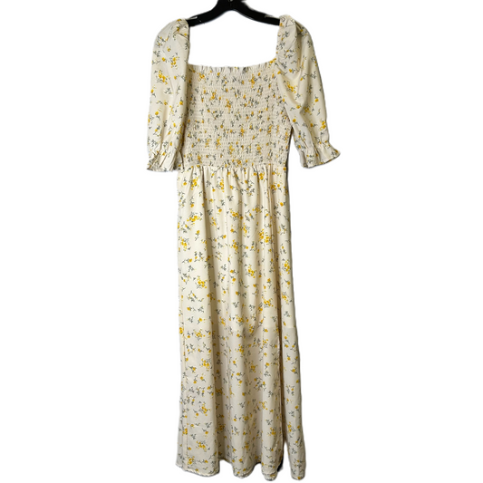 Dress Casual Maxi By Shein In Cream, Size: L