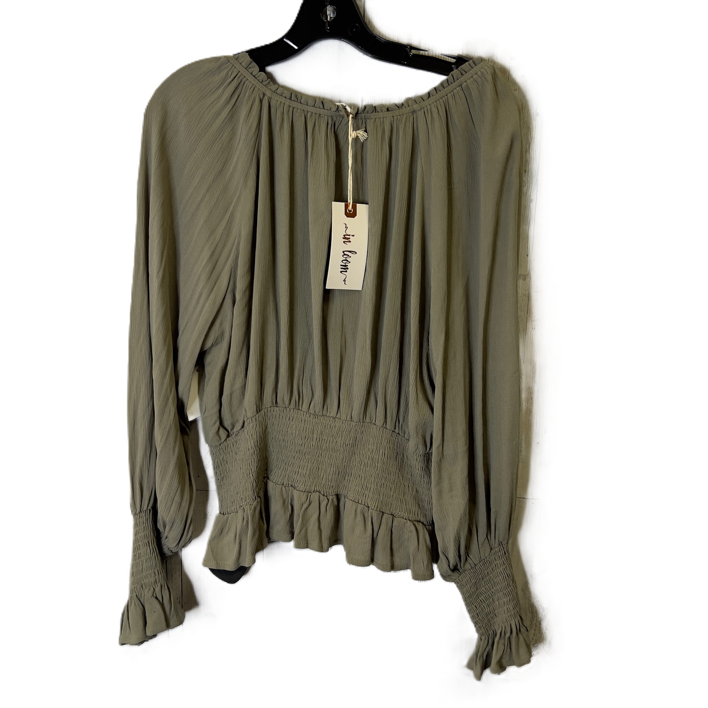 Top Long Sleeve By In Bloom In Green, Size: M