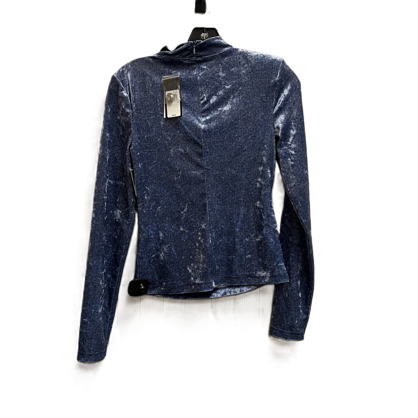 Top Long Sleeve By Guess In Blue, Size: S