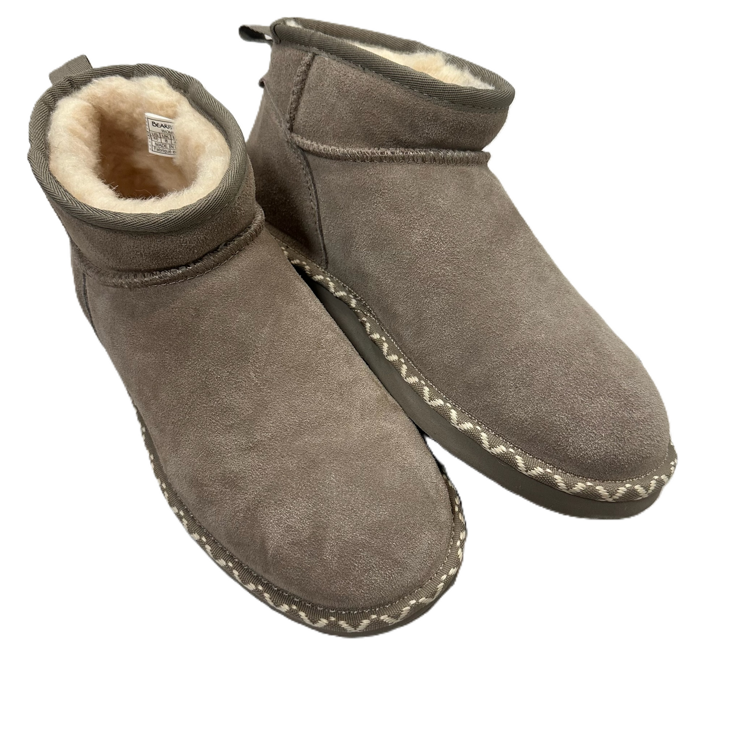 Boots Snow By Bearpaw In Taupe, Size: 10