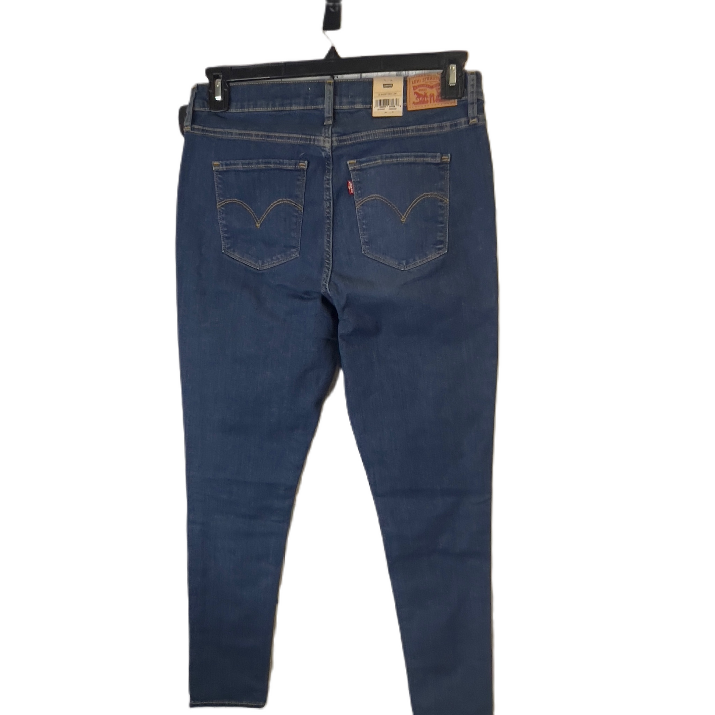 Jeans Skinny By Levis In Blue Denim, Size: 12