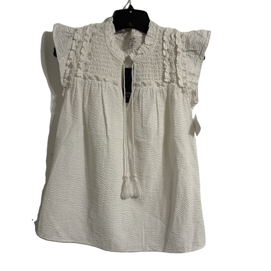 Top Sleeveless By Crown And Ivy In White, Size: Xs