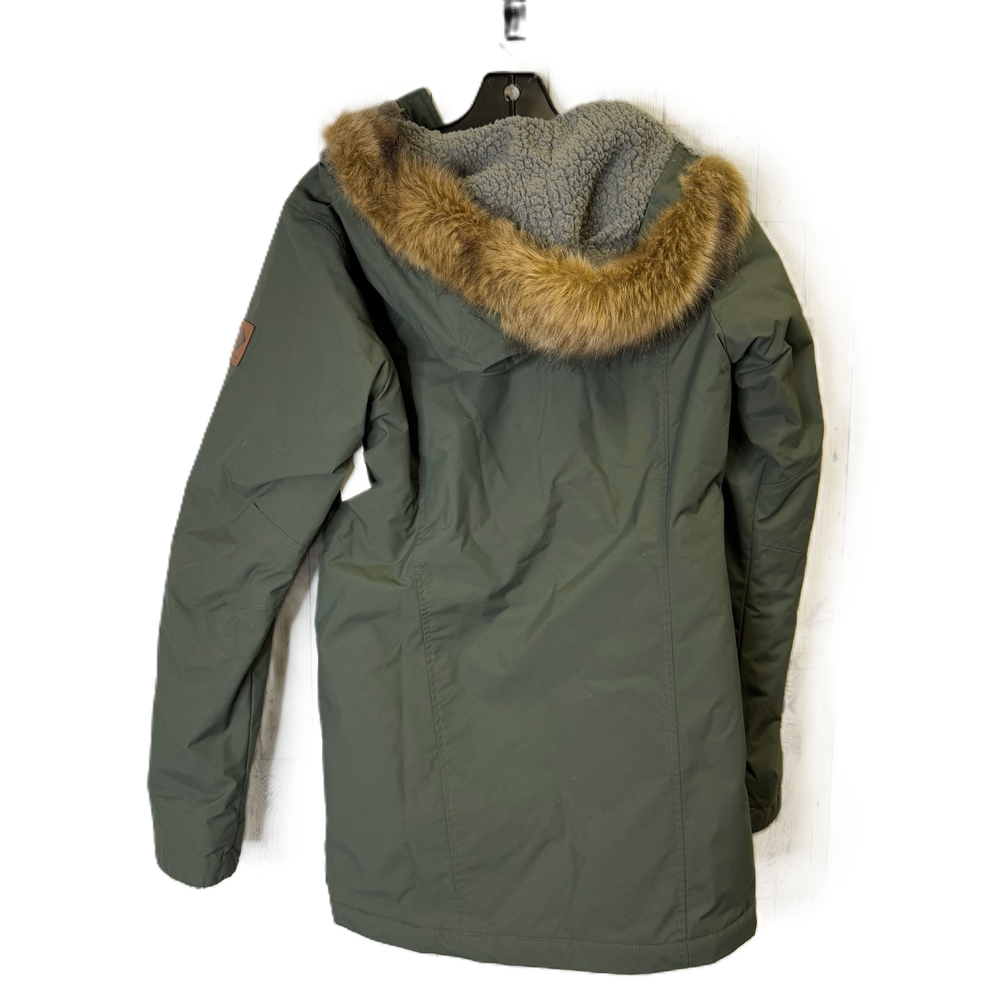 Coat Parka By Columbia In Green, Size: S