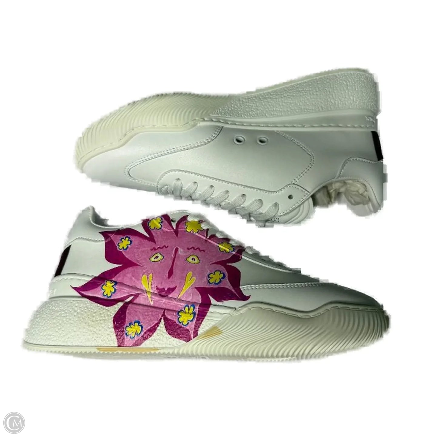 Shoes Luxury Designer By Stella Mccartney In Pink & White, Size: 10