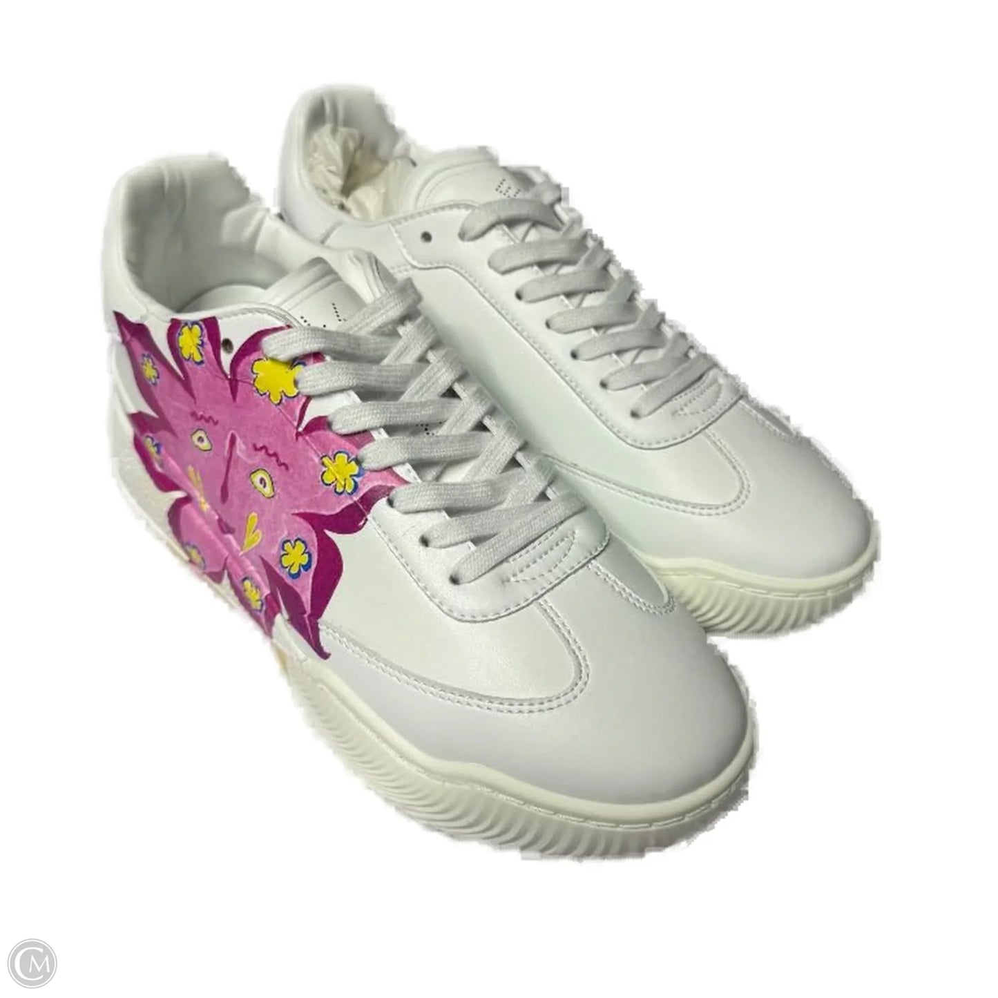 Shoes Luxury Designer By Stella Mccartney In Pink & White, Size: 10