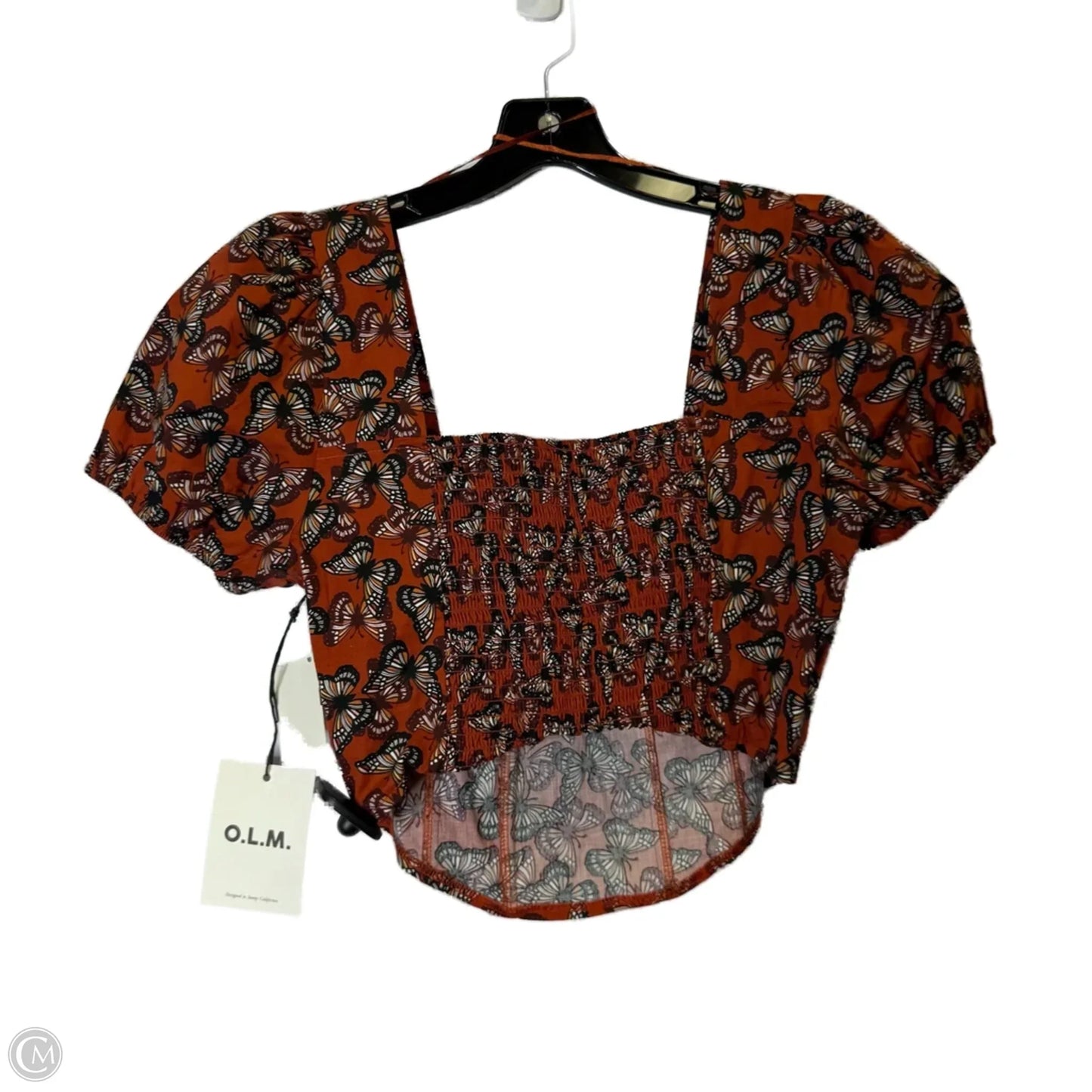 Top Short Sleeve By Clothes Mentor In Red, Size: L