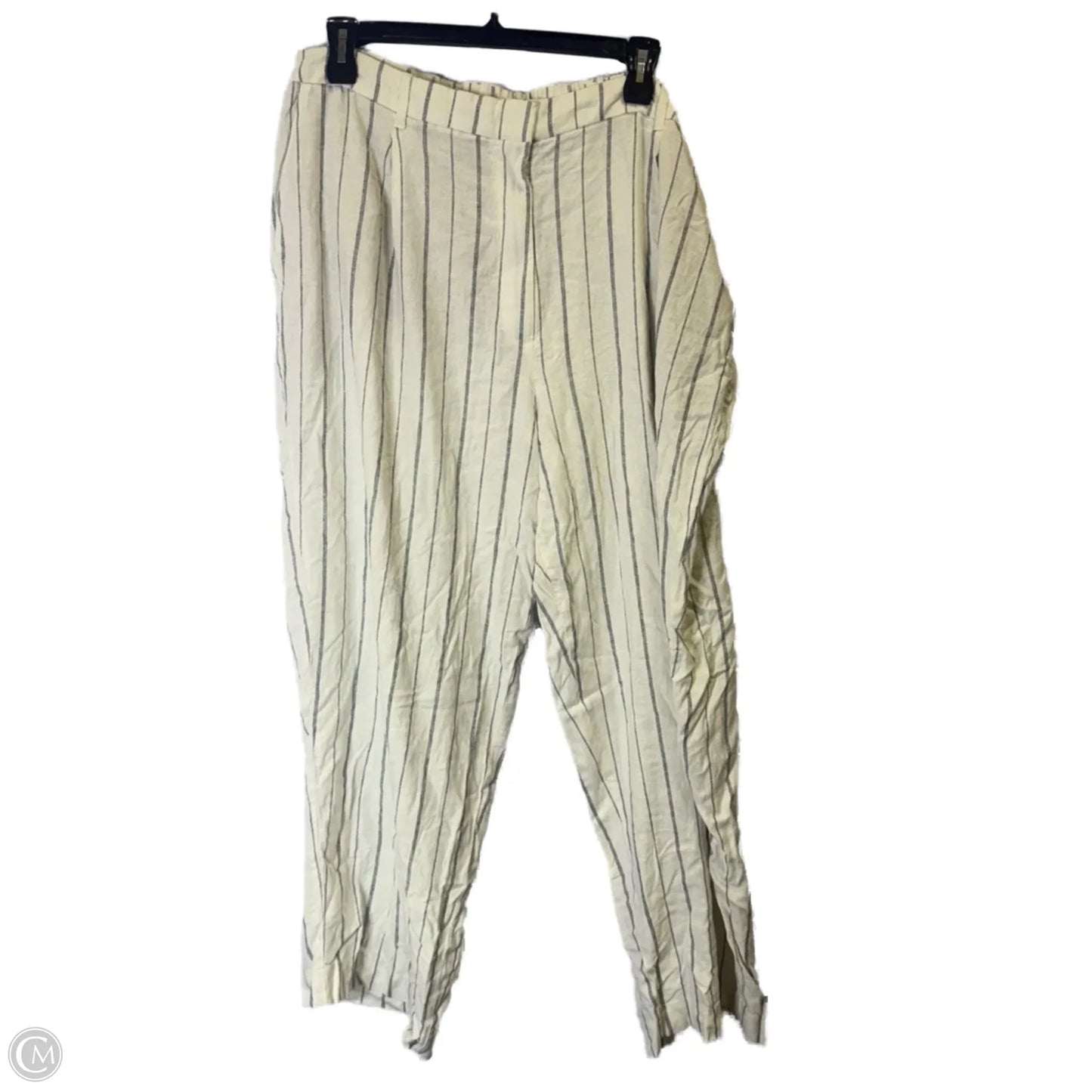 Pants Linen By Old Navy In Striped Pattern, Size: 3x