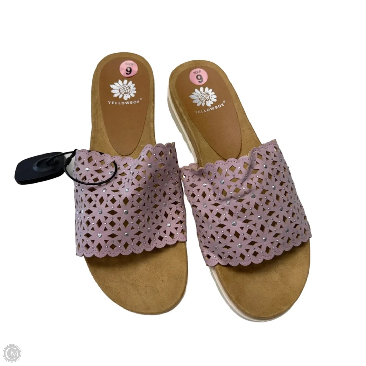 Sandals Flats By Yellow Box In Purple, Size: 9