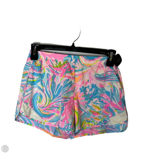 Athletic Shorts By Lilly Pulitzer In Blue & Pink, Size: S
