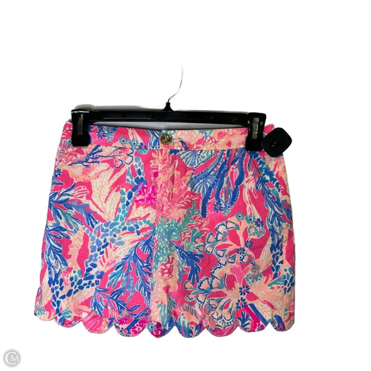 Shorts By Lilly Pulitzer In Blue & Pink, Size: 0