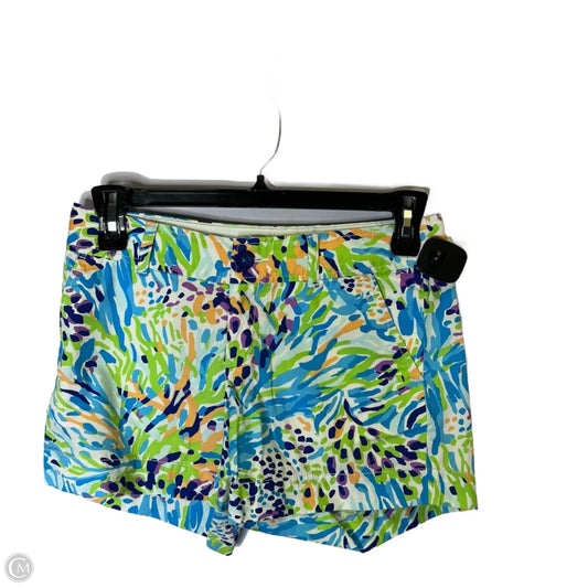 Shorts By Lilly Pulitzer In Blue & Green, Size: 2
