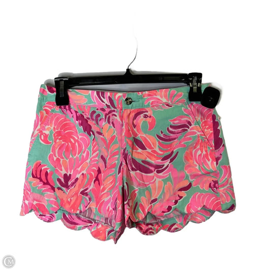 Shorts By Lilly Pulitzer In Green & Pink, Size: 4