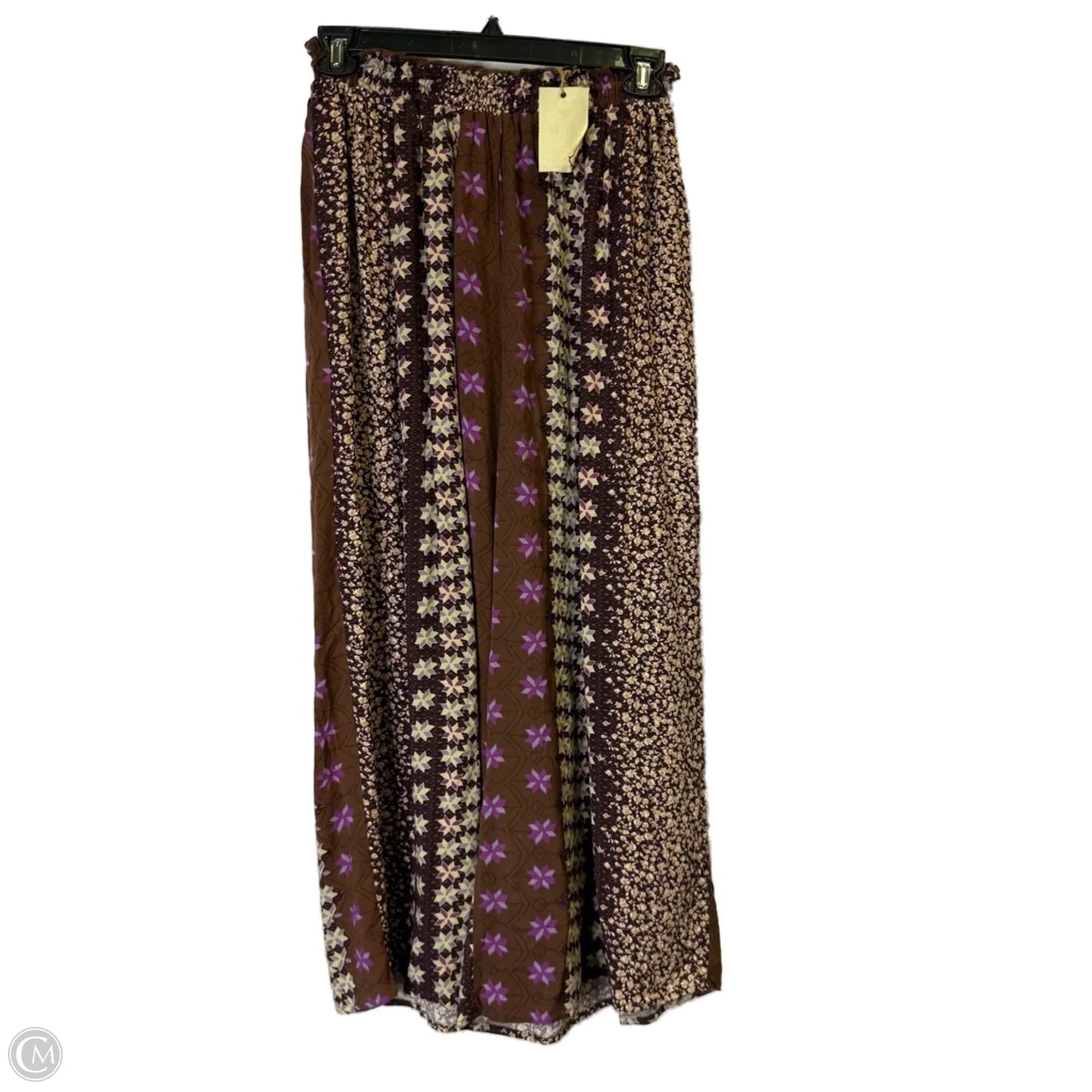 Pants Wide Leg By Easel In Brown, Size: M