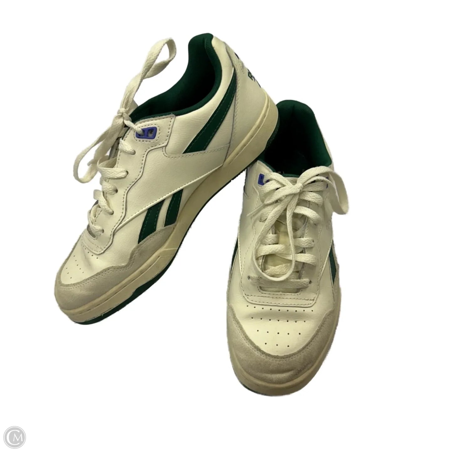 Shoes Athletic By Reebok In Cream & Green, Size: 7.5