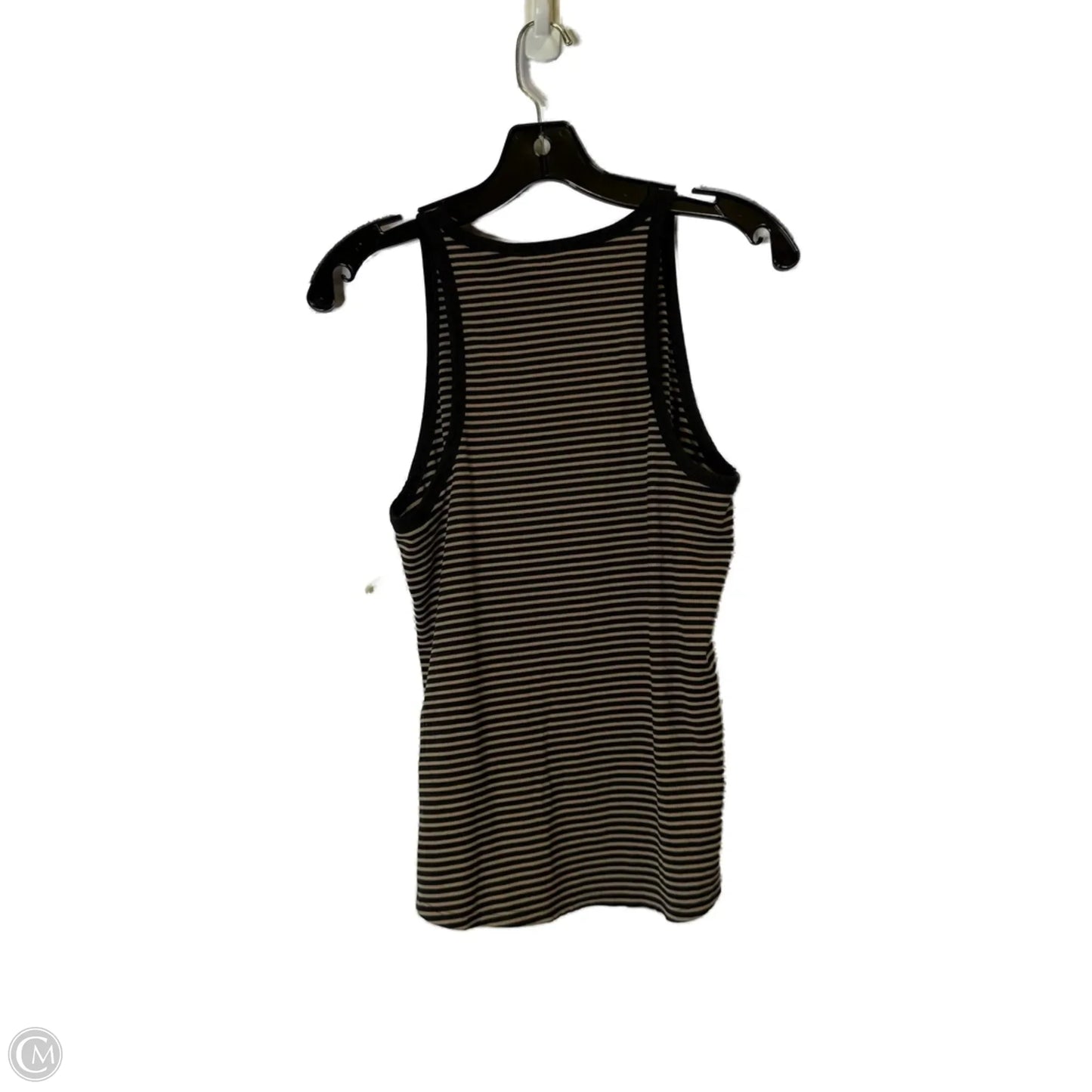 Athletic Tank Top By Athleta In Striped Pattern, Size: L