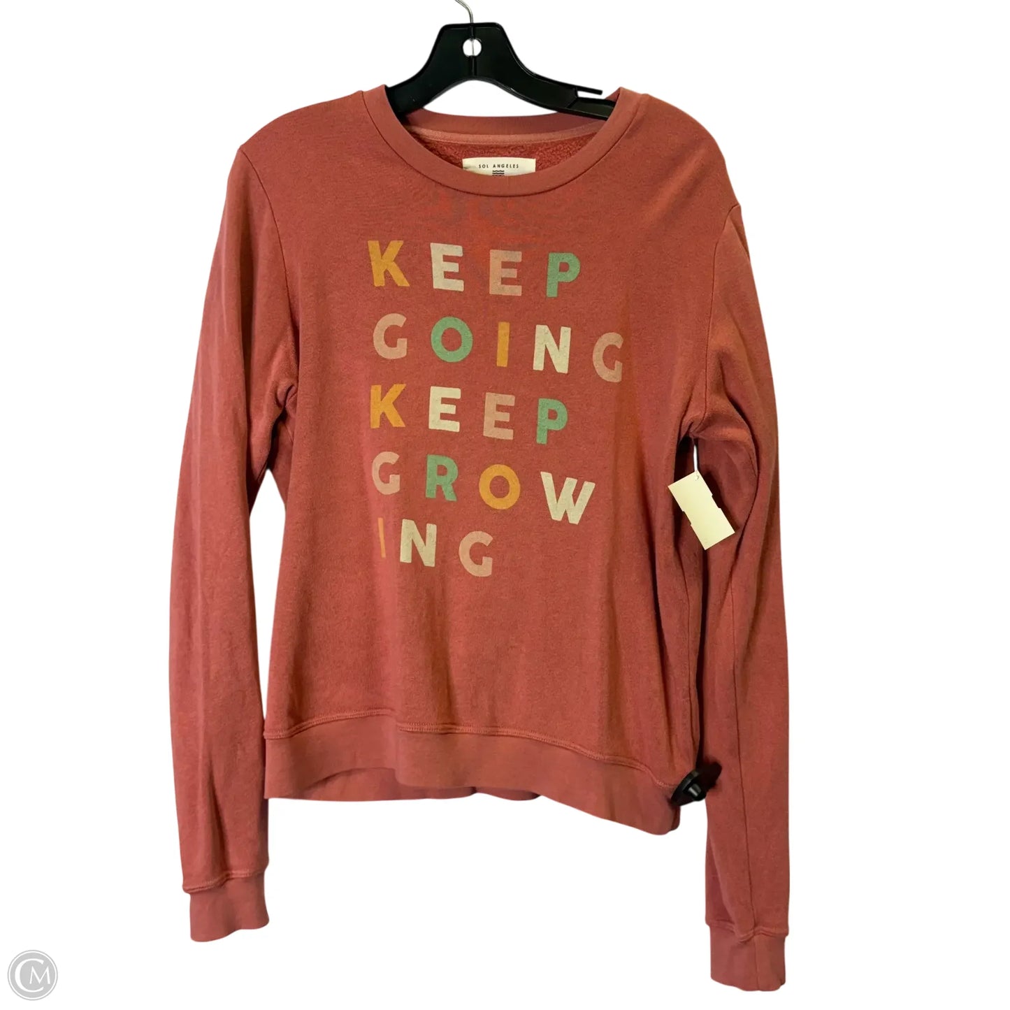 Sweatshirt Crewneck By Anthropologie In Red, Size: M